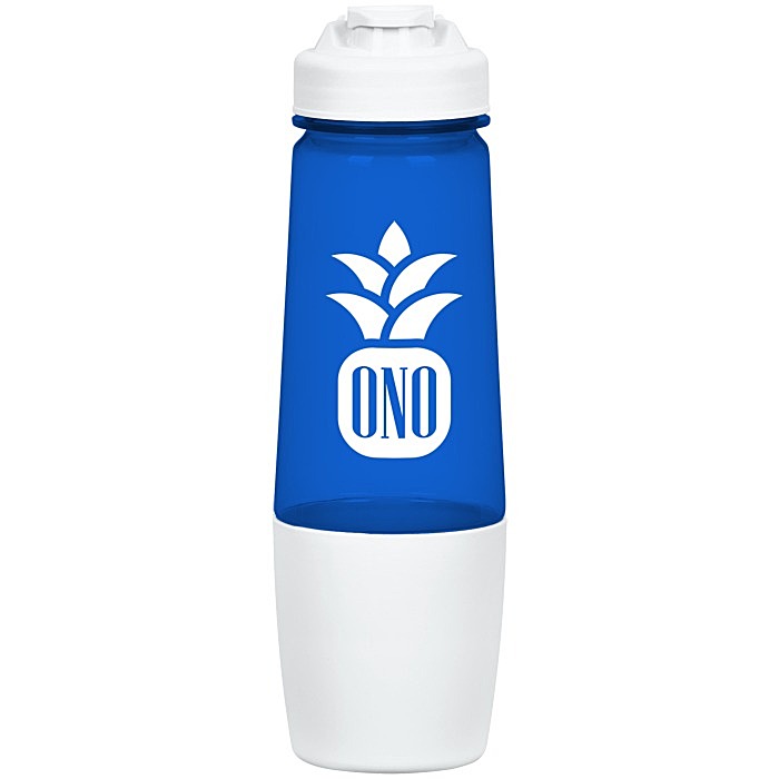 Custom PolySure Sip and Pour Water Bottle with Flip Lid - 28 oz