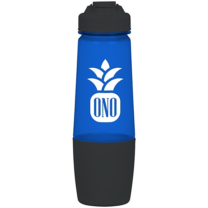 Custom PolySure Sip and Pour Water Bottle with Flip Lid - 28 oz