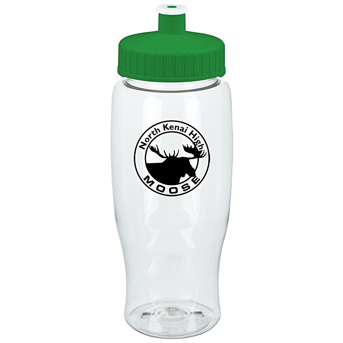 Custom Clear Impact Comfort Grip Bottle - 27 oz