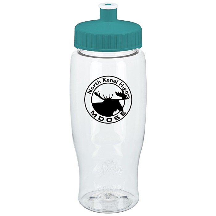 Custom Clear Impact Comfort Grip Bottle - 27 oz