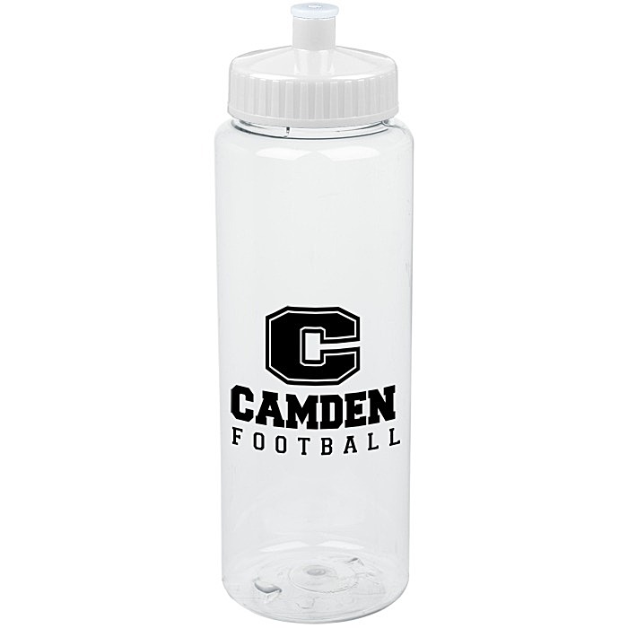 Custom Clear Impact Guzzler Sport Bottle - 32 oz