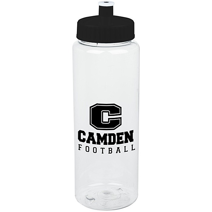 Custom Clear Impact Guzzler Sport Bottle - 32 oz