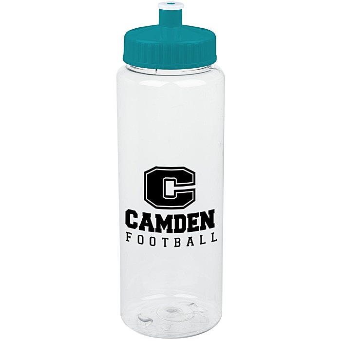Custom Clear Impact Guzzler Sport Bottle - 32 oz