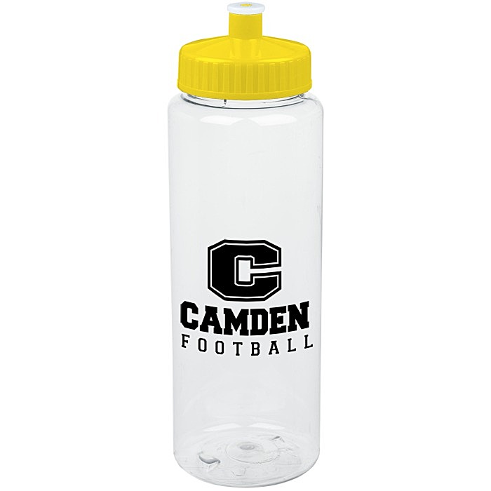 Custom Clear Impact Guzzler Sport Bottle - 32 oz