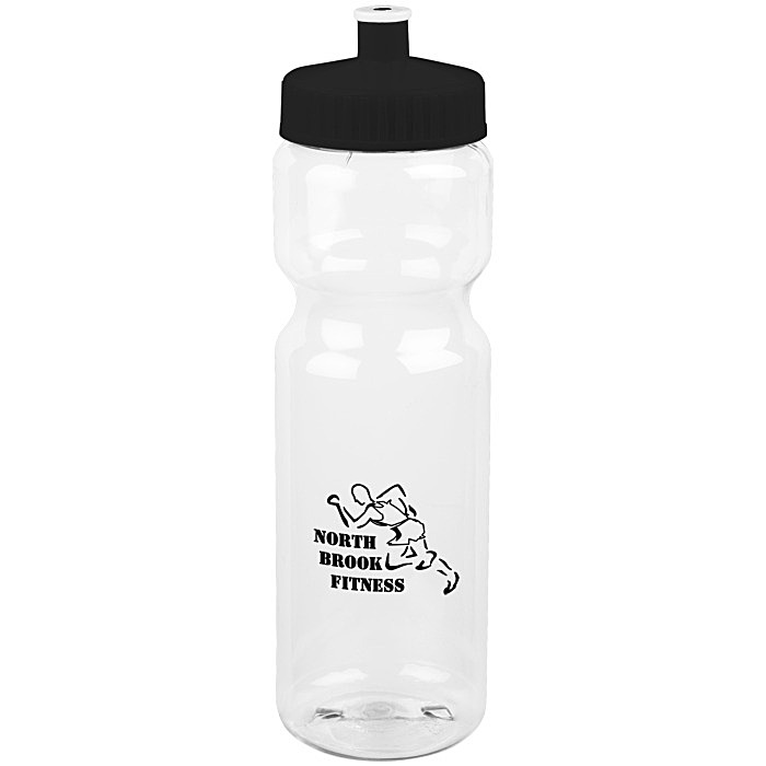 Custom Clear Impact Olympian Sport Bottle - 28 oz