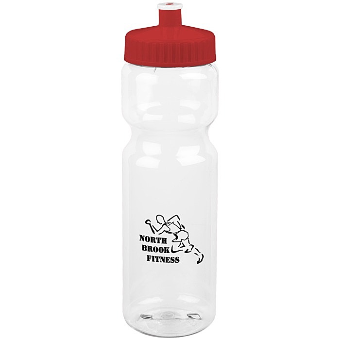 Custom Clear Impact Olympian Sport Bottle - 28 oz
