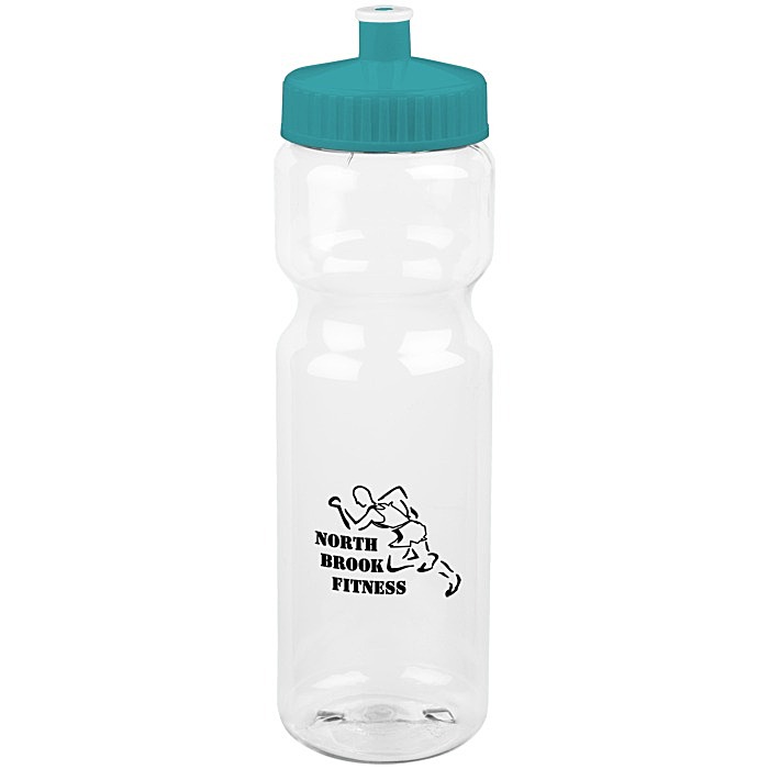 Custom Clear Impact Olympian Sport Bottle - 28 oz