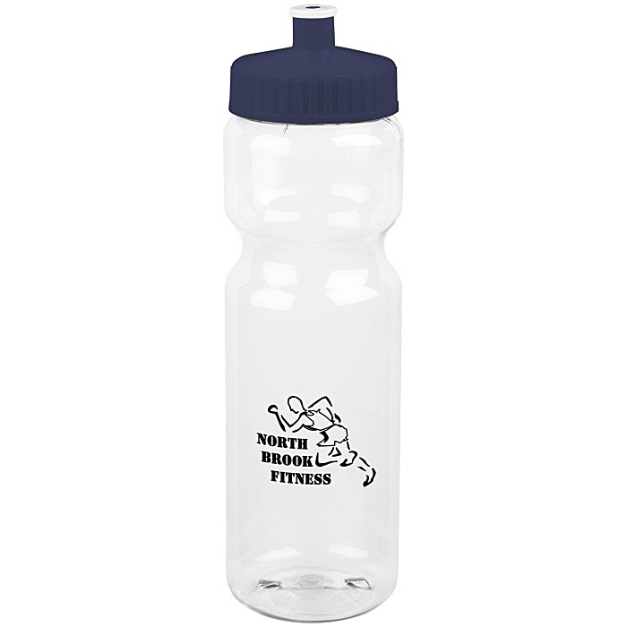 Custom Clear Impact Olympian Sport Bottle - 28 oz