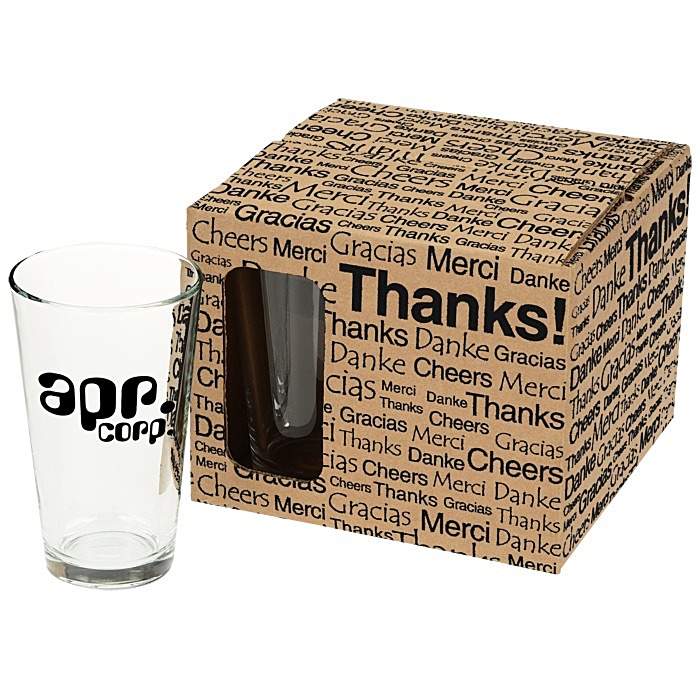 Custom Brew Pub Glass Set
