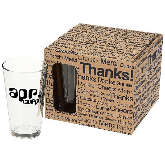 Custom Brew Pub Glass Set