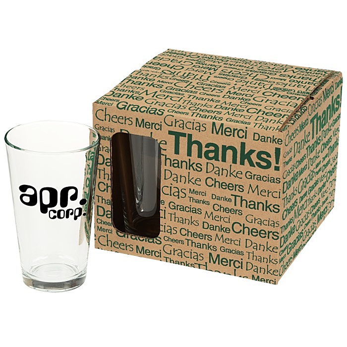 Custom Brew Pub Glass Set