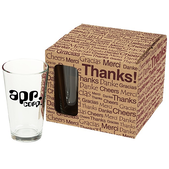 Custom Brew Pub Glass Set