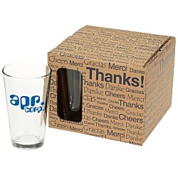 Custom Brew Pub Glass Set