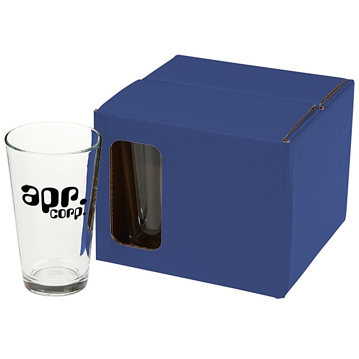 Custom Brew Pub Glass Set - Coloured Box