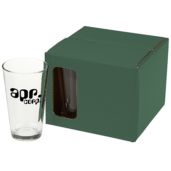 Custom Brew Pub Glass Set - Coloured Box