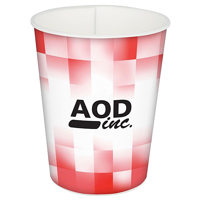 Custom Shaded Checkers Stadium Cup - 16 oz.