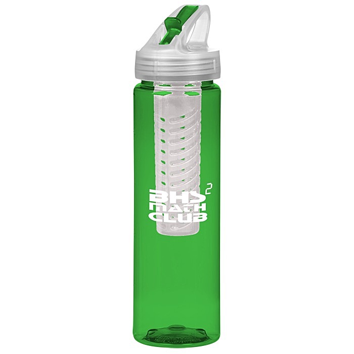 Custom Flip Out Infuser Colour Sport Bottle - 24 oz