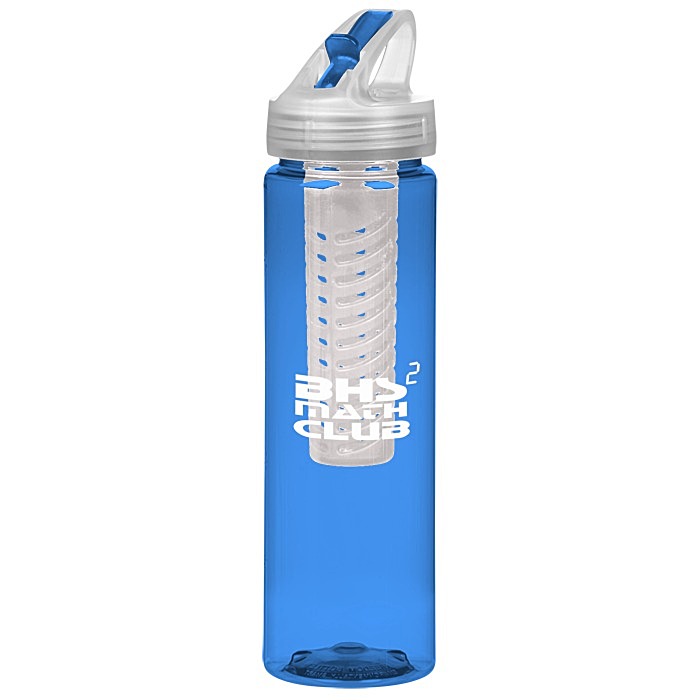 Custom Flip Out Infuser Colour Sport Bottle - 24 oz