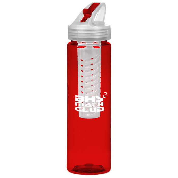 Custom Flip Out Infuser Colour Sport Bottle - 24 oz