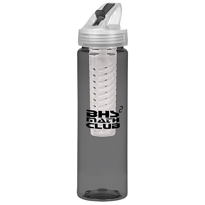Custom Flip Out Infuser Colour Sport Bottle - 24 oz