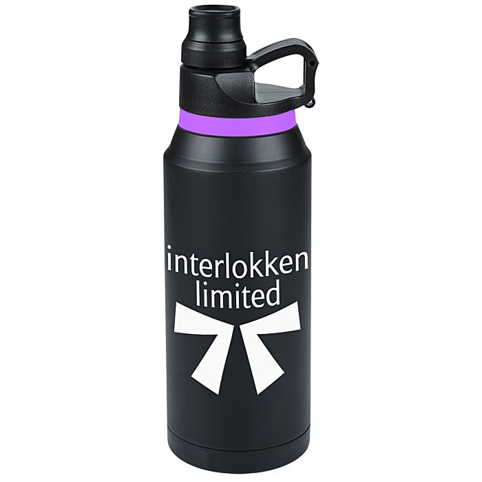 Custom Sahara Stainless Vacuum Bottle - 32 oz