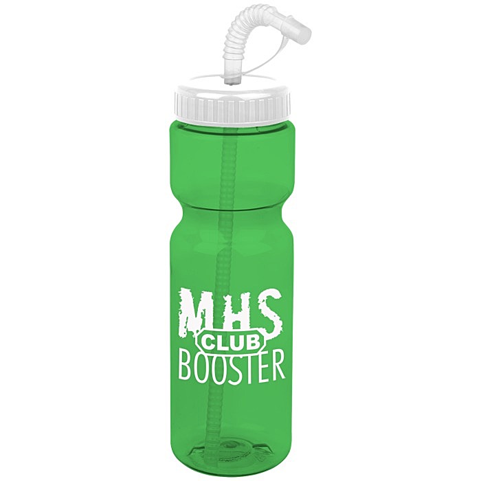 Custom Olympian Sport Bottle with Straw Lid - 28 oz