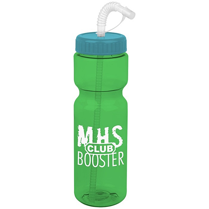 Custom Olympian Sport Bottle with Straw Lid - 28 oz