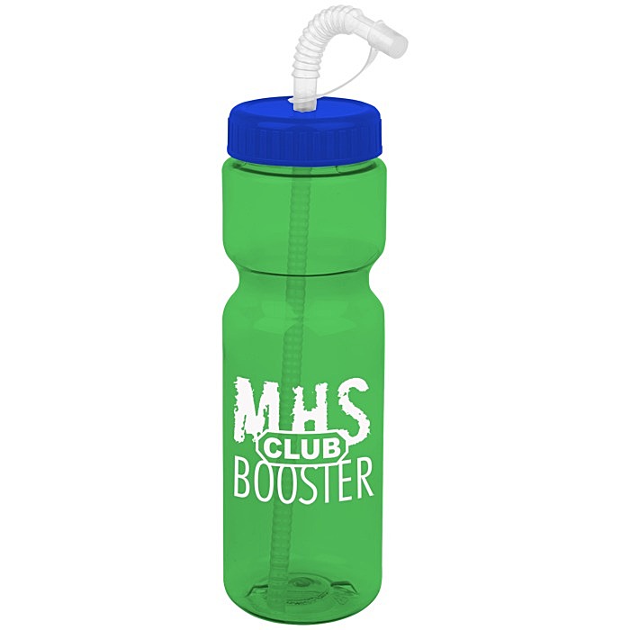Custom Olympian Sport Bottle with Straw Lid - 28 oz