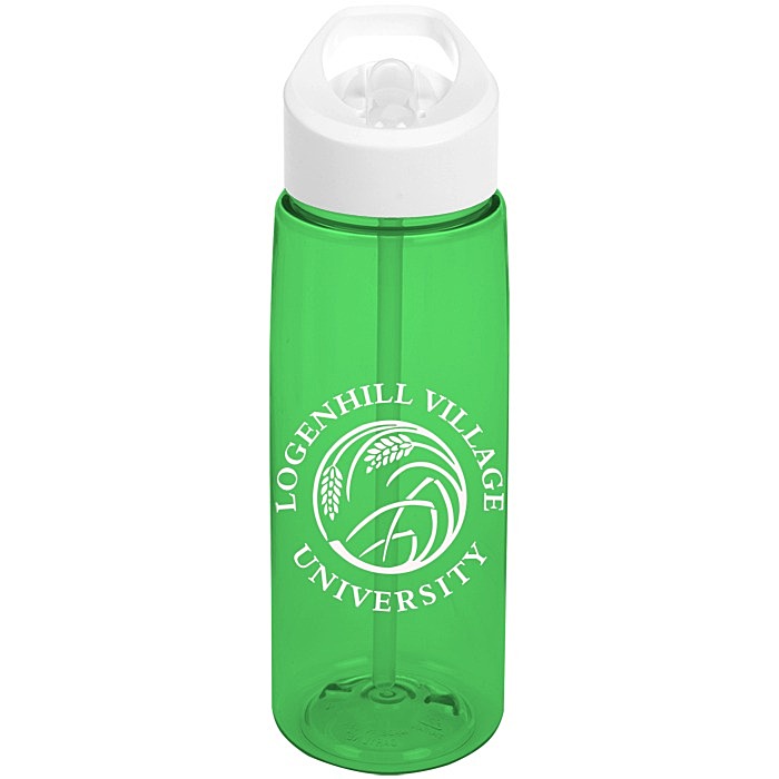 Custom Flair Sport Bottle with Flip Straw Lid - 26 oz