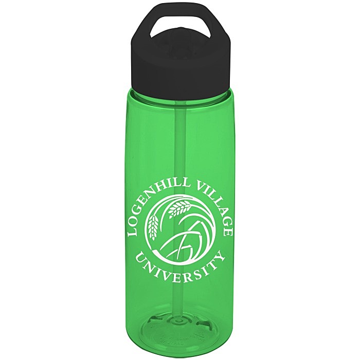 Custom Flair Sport Bottle with Flip Straw Lid - 26 oz
