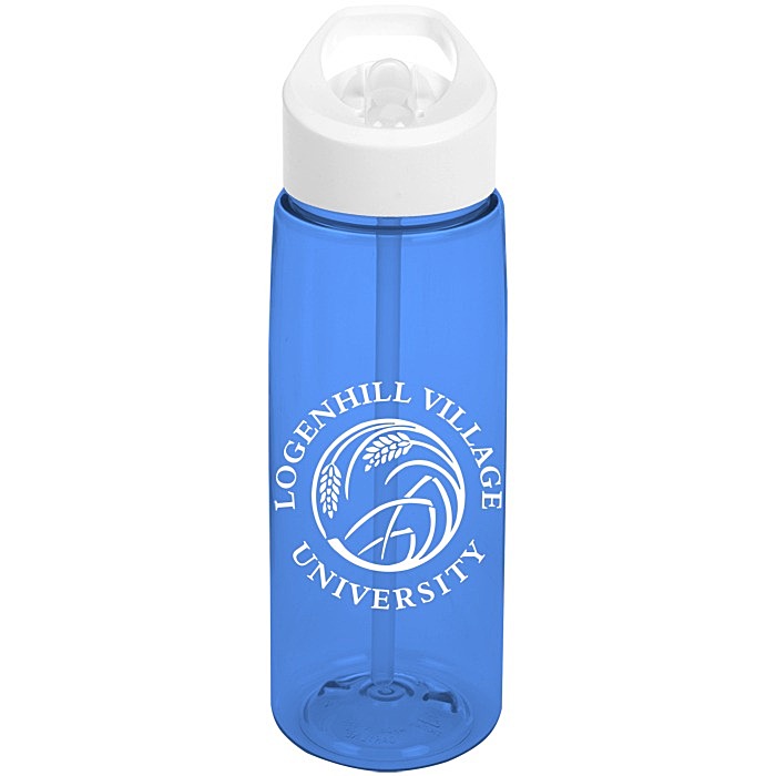 Custom Flair Sport Bottle with Flip Straw Lid - 26 oz