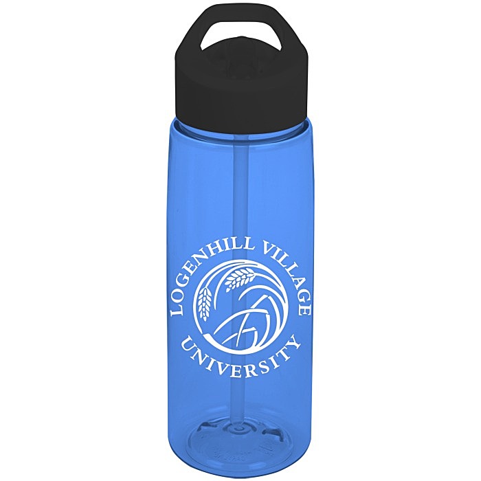 Custom Flair Sport Bottle with Flip Straw Lid - 26 oz