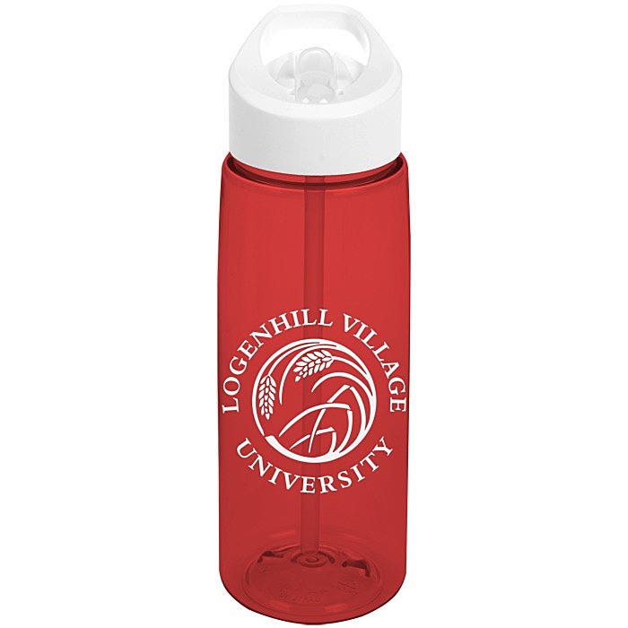 Custom Flair Sport Bottle with Flip Straw Lid - 26 oz