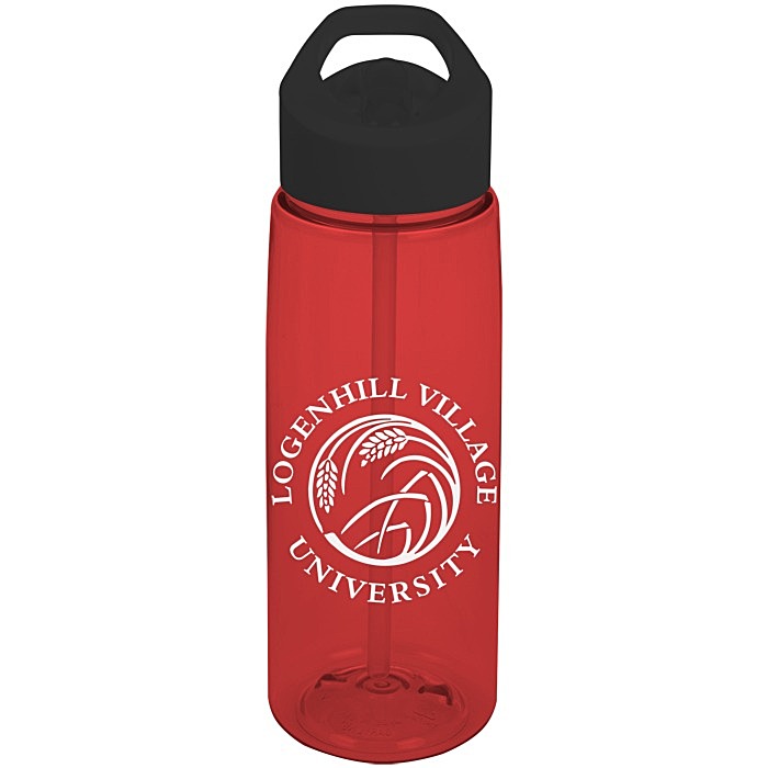 Custom Flair Sport Bottle with Flip Straw Lid - 26 oz