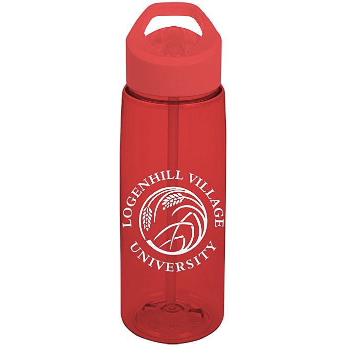 Custom Flair Sport Bottle with Flip Straw Lid - 26 oz