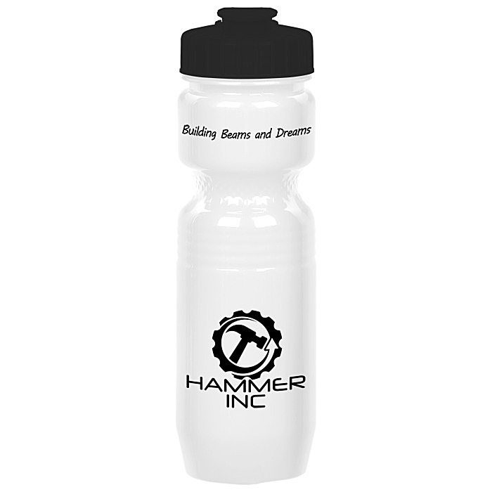 Custom Jogger Sport Bottle - 25 ounces - Opaque - Flip Top Lid