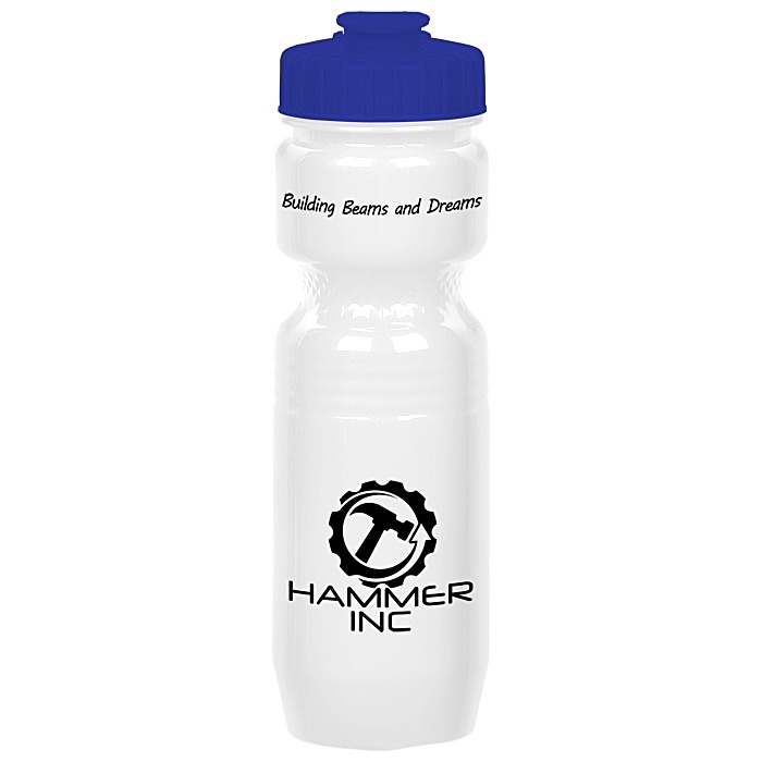 Custom Jogger Sport Bottle - 25 ounces - Opaque - Flip Top Lid