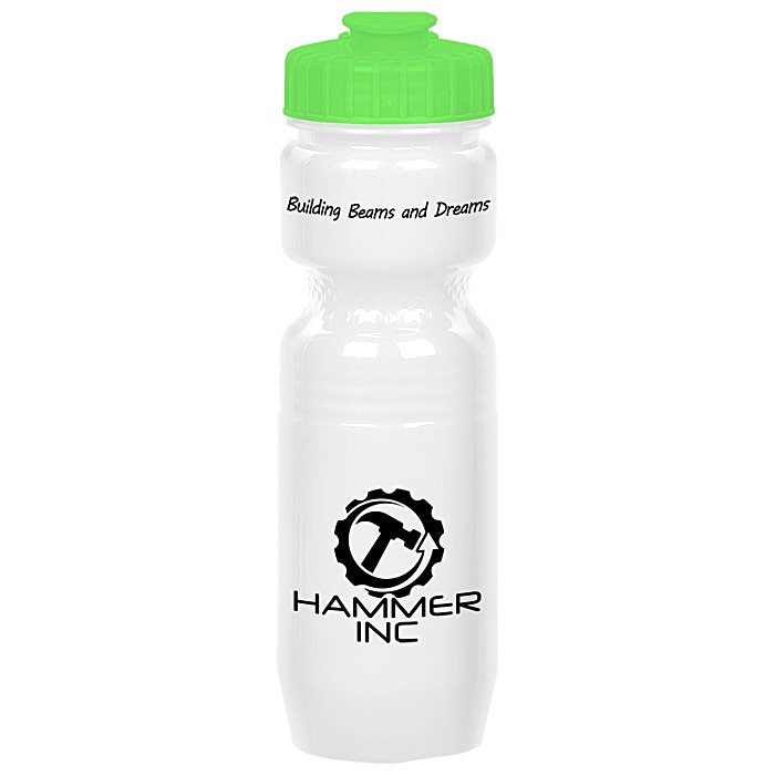 Custom Jogger Sport Bottle - 25 ounces - Opaque - Flip Top Lid