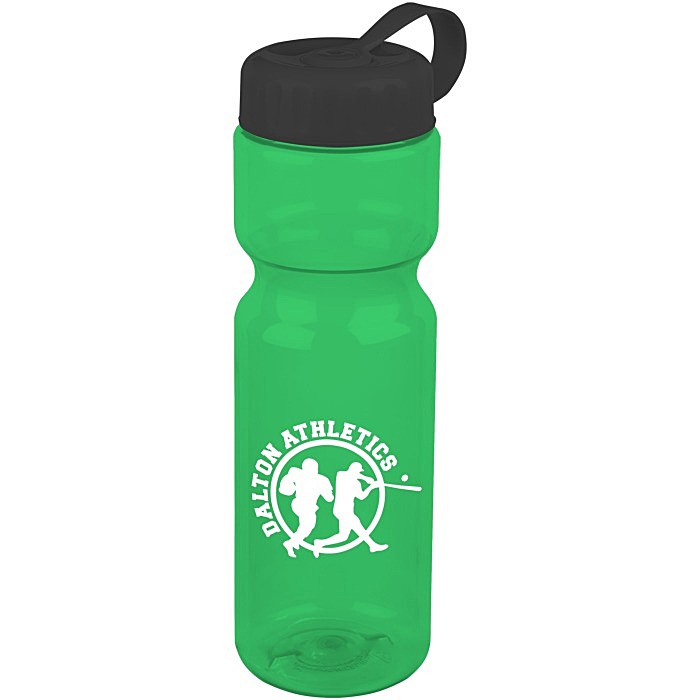 Custom Olympian Sport Bottle with Tethered Lid - 28 oz