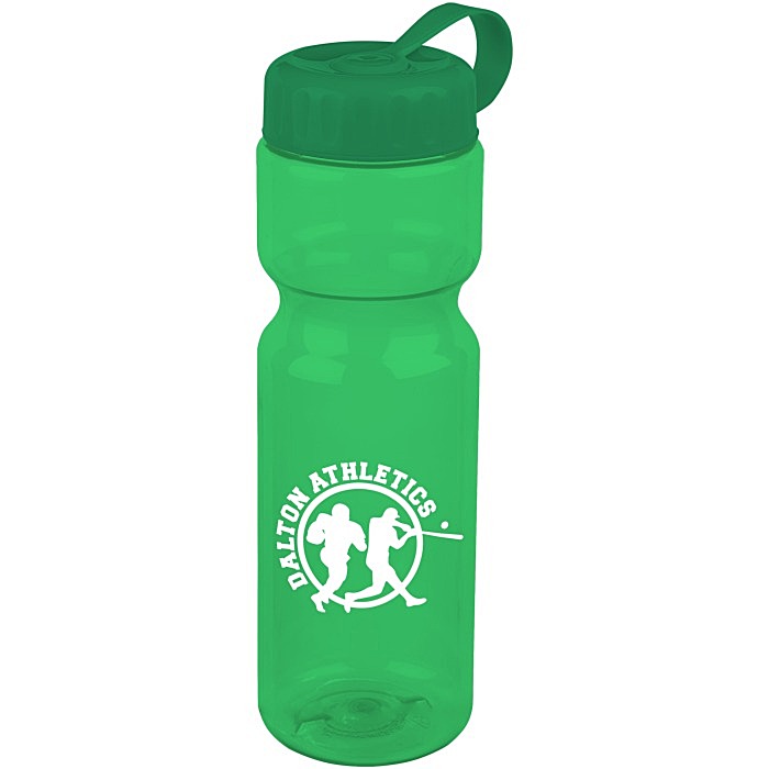 Custom Olympian Sport Bottle with Tethered Lid - 28 oz