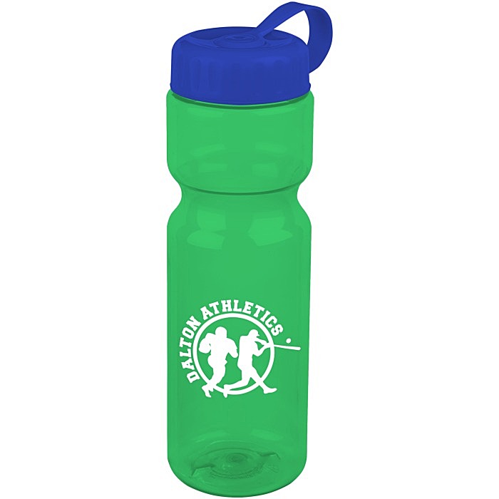 Custom Olympian Sport Bottle with Tethered Lid - 28 oz