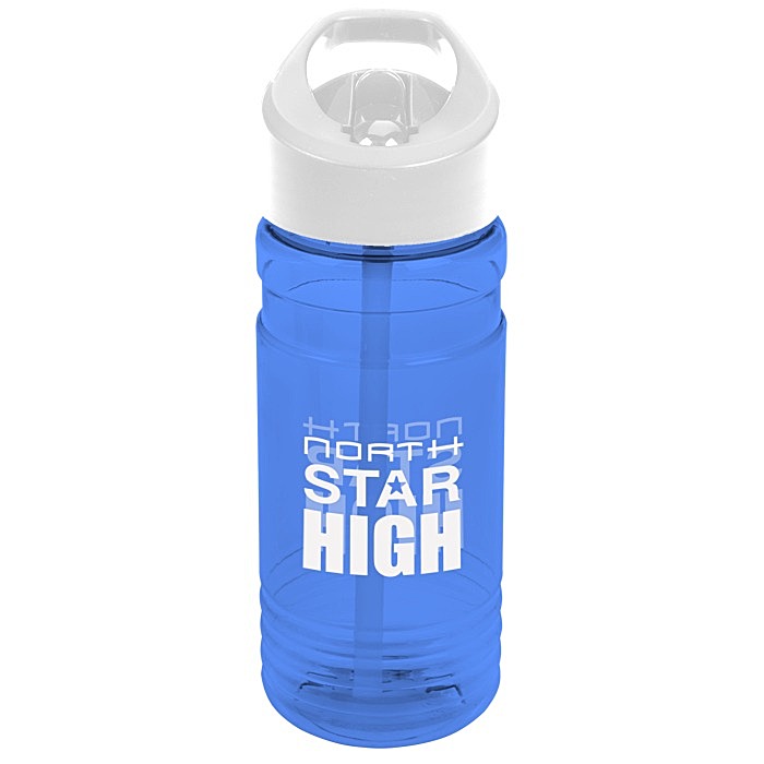 Custom Line Up Bottle with Flip Straw Lid - 20 oz