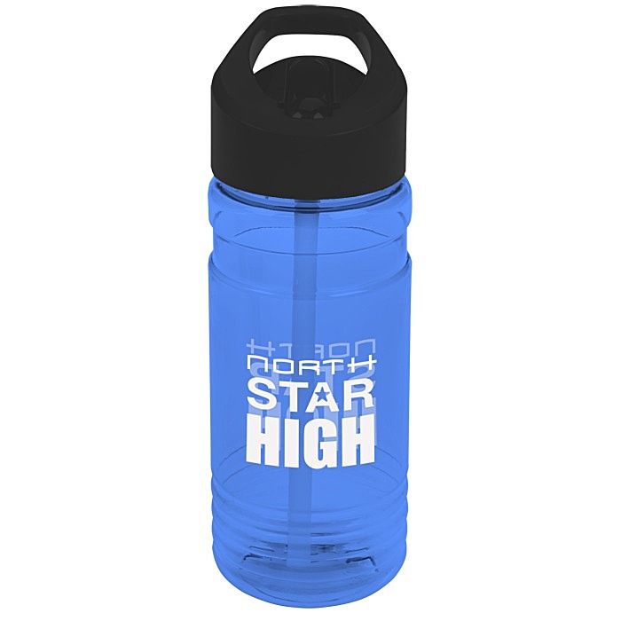 Custom Line Up Bottle with Flip Straw Lid - 20 oz