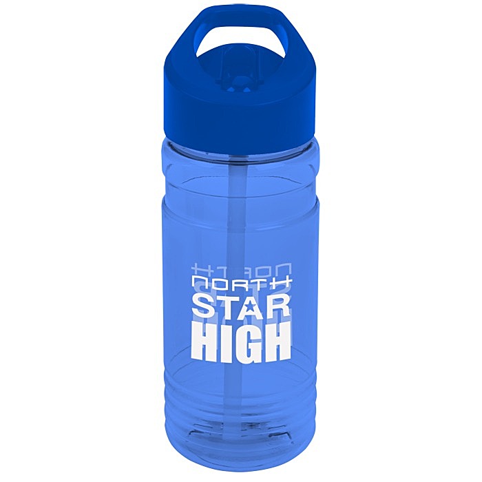 Custom Line Up Bottle with Flip Straw Lid - 20 oz