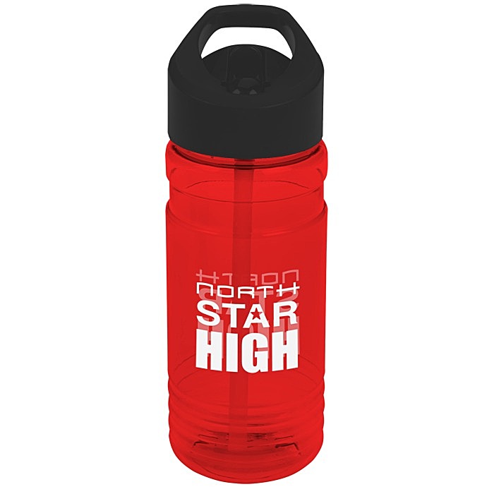 Custom Line Up Bottle with Flip Straw Lid - 20 oz
