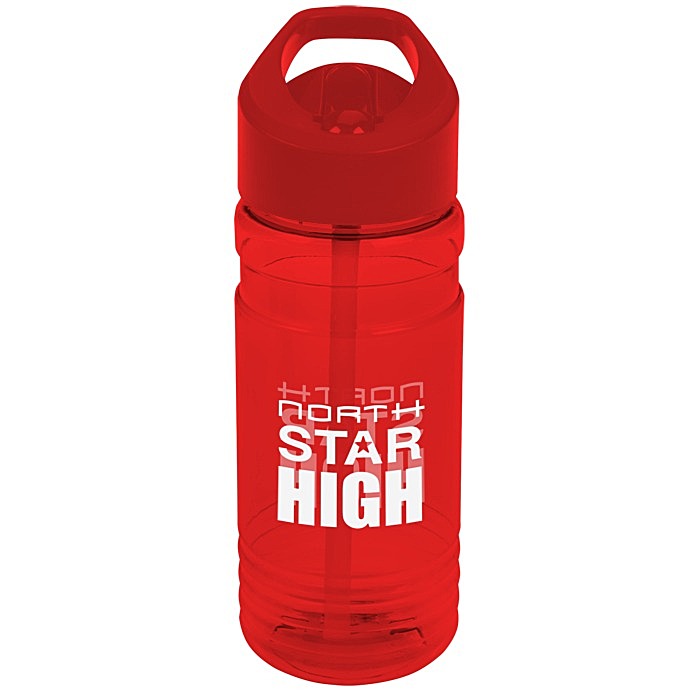 Custom Line Up Bottle with Flip Straw Lid - 20 oz
