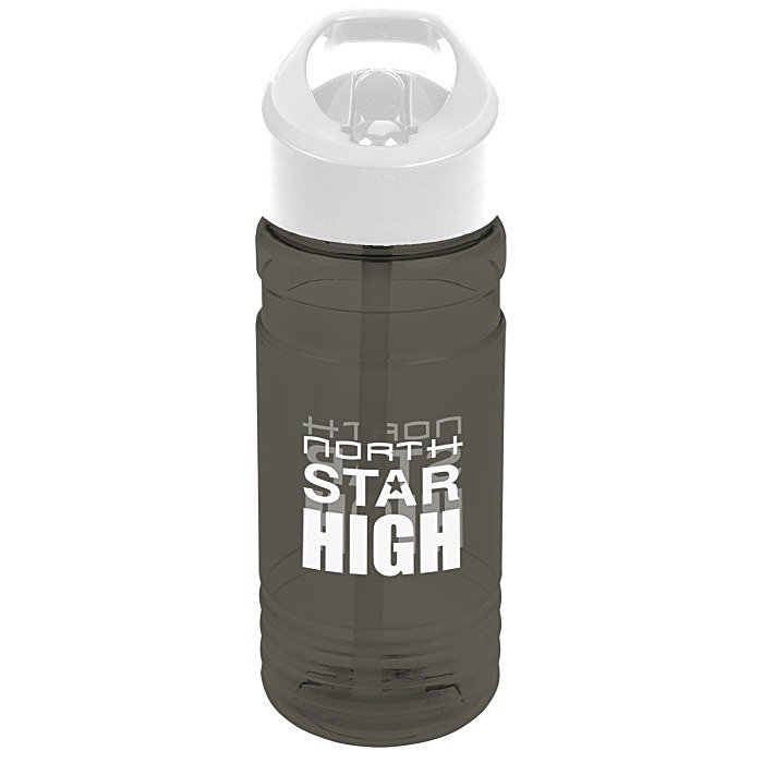 Custom Line Up Bottle with Flip Straw Lid - 20 oz