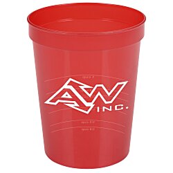 Custom Translucent Stadium Cup with Measurements - 16 oz