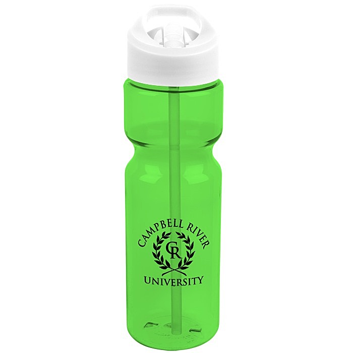 Custom Olympian Sport Bottle with Flip Straw Lid - 28 oz