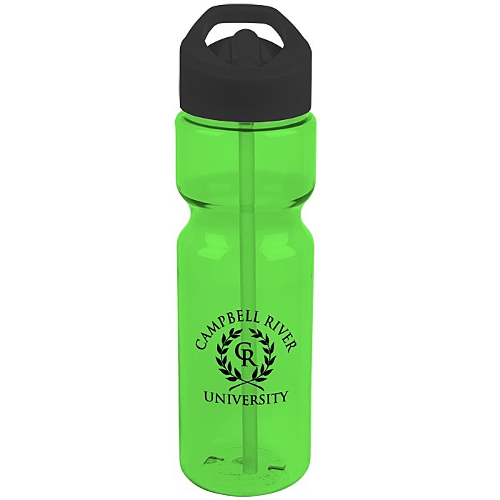 Custom Olympian Sport Bottle with Flip Straw Lid - 28 oz